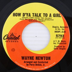 Wayne Newton – How D’Ya Talk To A Girl / Happy Is Gone – 1966 45 rpm Record 5796