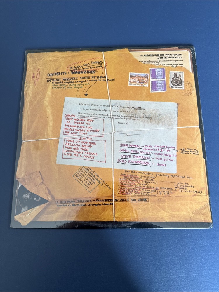 JOHN MAYALL – A Hard Core Package LP Vinyl NEW SEALED VINTAGE