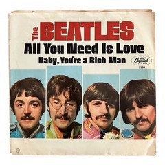 The Beatles All You Need Is Love Capitol 5964 45 rpm 7” PS West C Picture Sleeve
