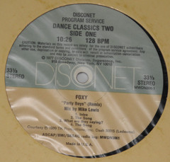 DISCONET DANCE CLASSICS #2, TRIPLE RECORD SET MADONNA MEDLEY FOXY JOHN DAVIS +