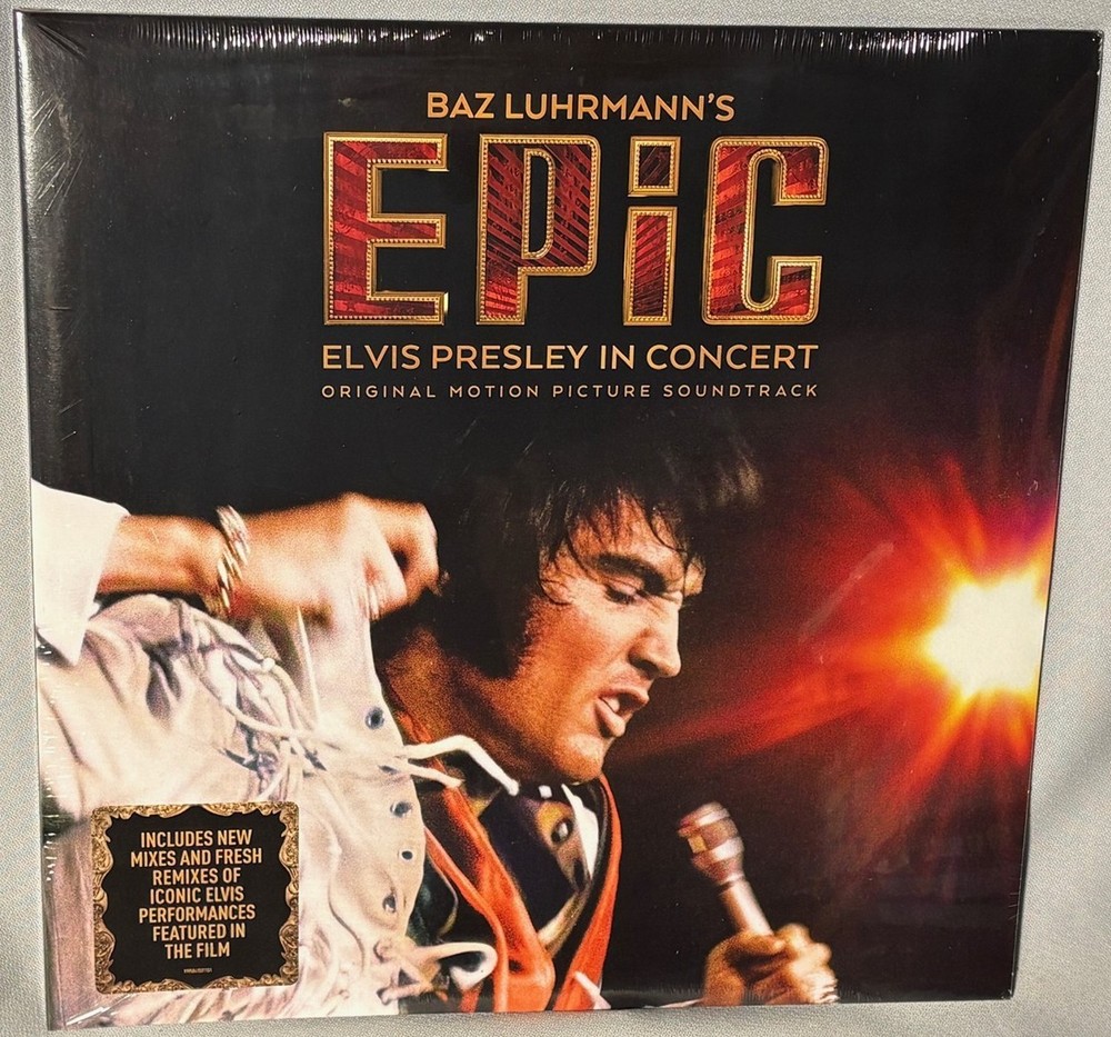 LP SOUNDTRACK Epic Elvis Presley In Concert (2LP Vinyl, SONY 2026) NEW MT SEALED