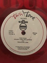 The Suburbs Self-Titled Debut EP 1978 Twin Tone Red Vinyl Disc Scarce & Rare Ex