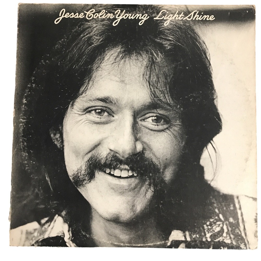 Jesse Colin Young Light Shine Vinyl LP 12″ Black 1974 Folk Rock 2790 Americana
