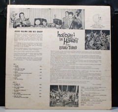 Jesse Kalima and His Group Holiday in Hawaii, Sounds of Hawaii SH-5004, Fr
