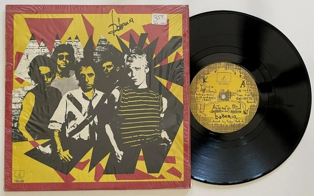 Bohemia Automatic Mind 10″ EP M- VU Records Chicago Punk New Wave (1980)