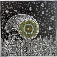 Flying Lotus – Pattern+Grid World LE White/Green Marbled Vinyl Record VMP