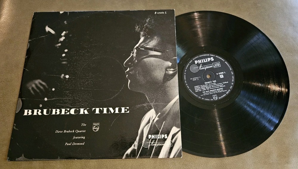 Dave Brubeck Quartet Brubeck Time Netherlands Import RARE 07080L Vinyl LP Record