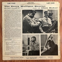 GERRY MULLIGAN QUARTET Reunion With Chet Baker LP on Vogue 1959 cool jazz uk