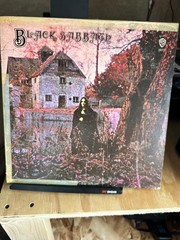 BLACK SABBATH; SELF TITLE LP #WS1871 WARNER BROS. MISPRINT „OSSIE“ VG+