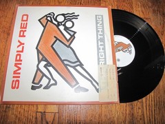 SIMPY RED – THE RIGHT THING – ELEKTRA RECORDS 12″ SINGLE