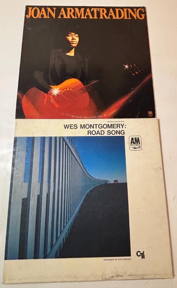 JOAN ARMATRADING/WES MONTGOMERY-ROAD SONG VINYL LP 70’s POP JAZZ LOT OF 2 VG