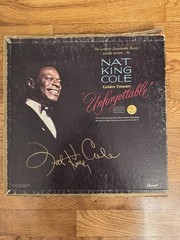 Nat King Cole Unforgettable Longines Symphonette 5 LP Box Set Missing Rec 1
