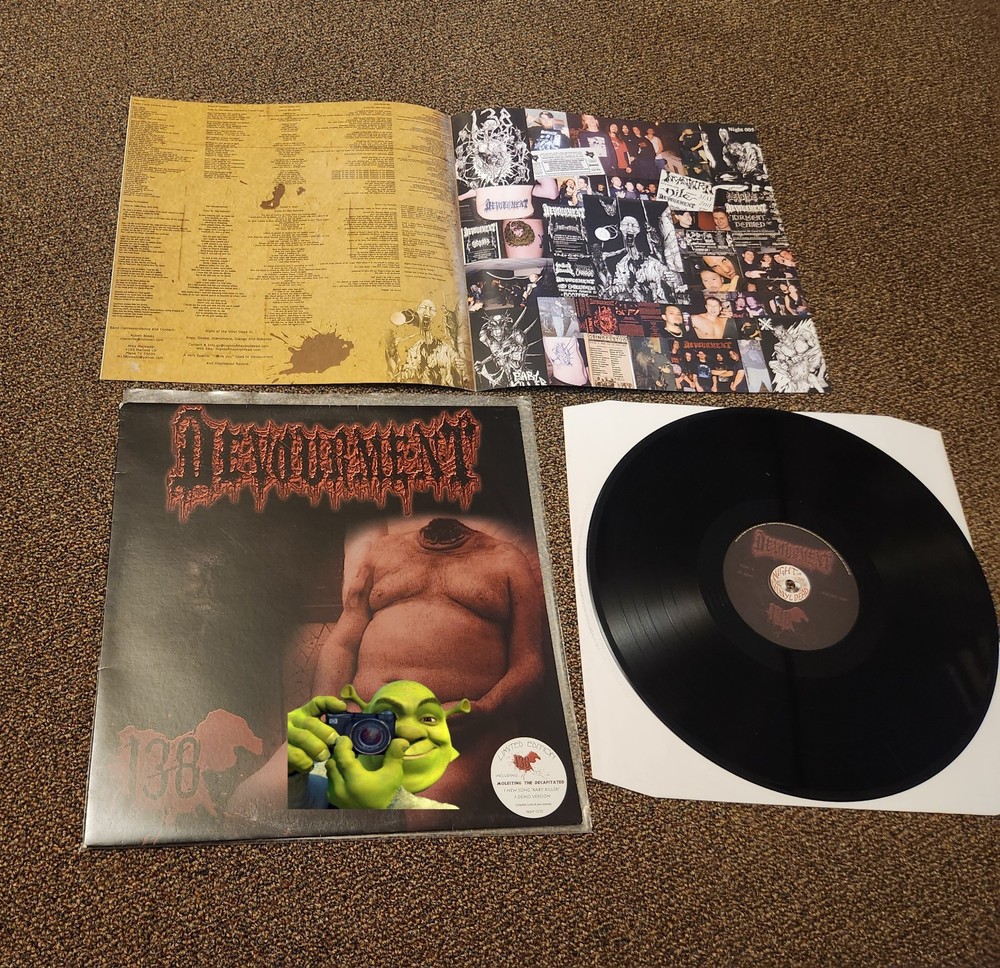 Devourment 138 vinyl rare brutal slam death heavy metal txdm MtD and demo