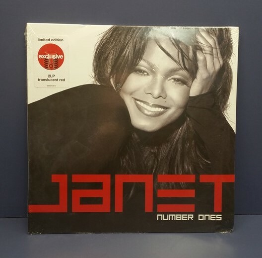Janet Jackson Number Ones 1s Exclusive Limited Edition Translucent Red 2x Vinyl