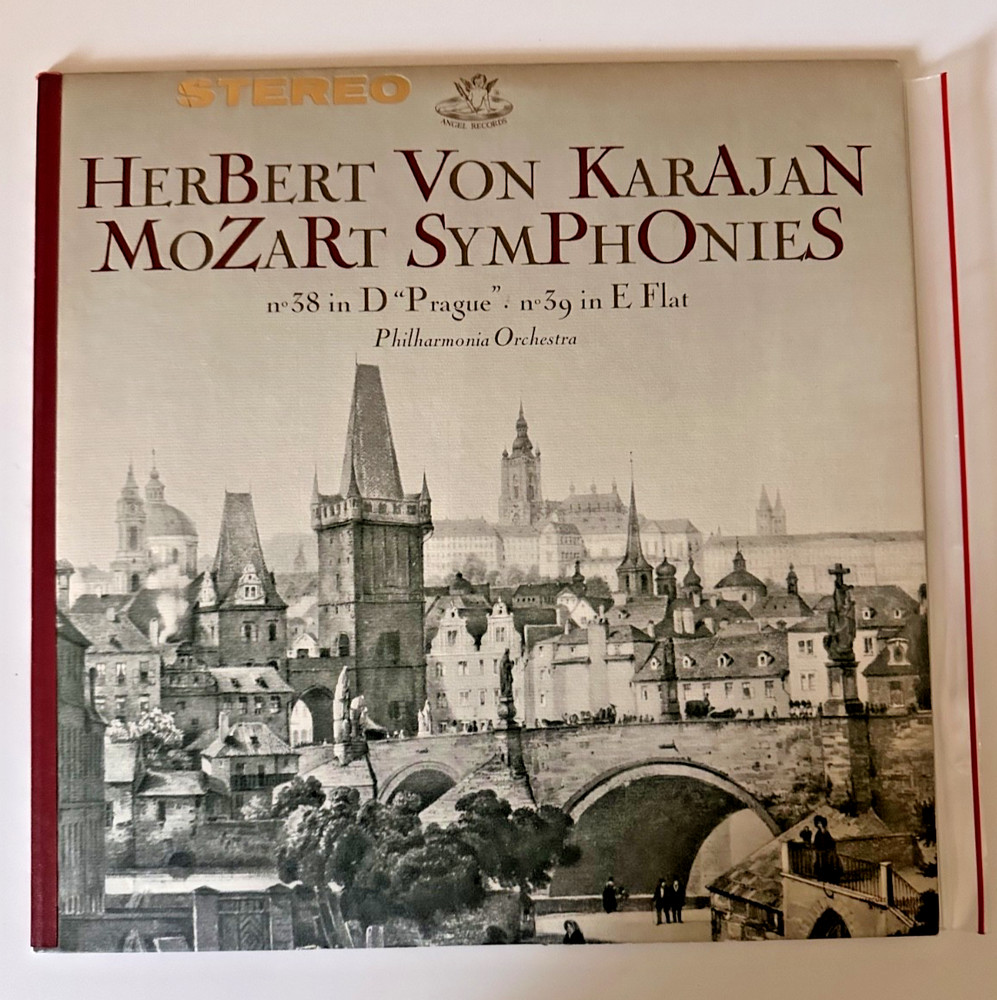 Mozart, Herbert von Karajan, Philharmonia Orchestra – Symphonies No.38 Angel NM
