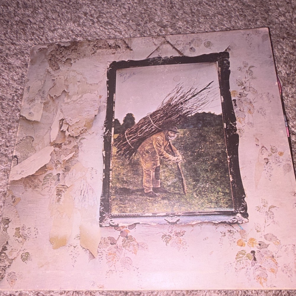 Led Zeppelin – Led Zeppelin IV 12″ Black Vinyl LP Atlantic Classic 1971 Vintage