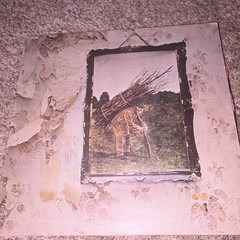 Led Zeppelin – Led Zeppelin IV 12″ Black Vinyl LP Atlantic Classic 1971 Vintage