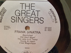 Frank Sinatra 4 LP Box set, 1986 Half Speed Masters Columbia Records. EX to NM