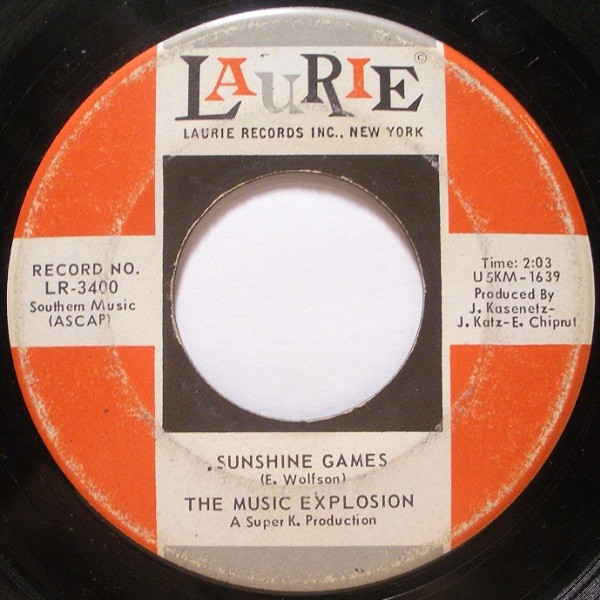 The Music Explosion – Sunshine Games (7″) (Very Good Plus (VG+)) – 3741212176