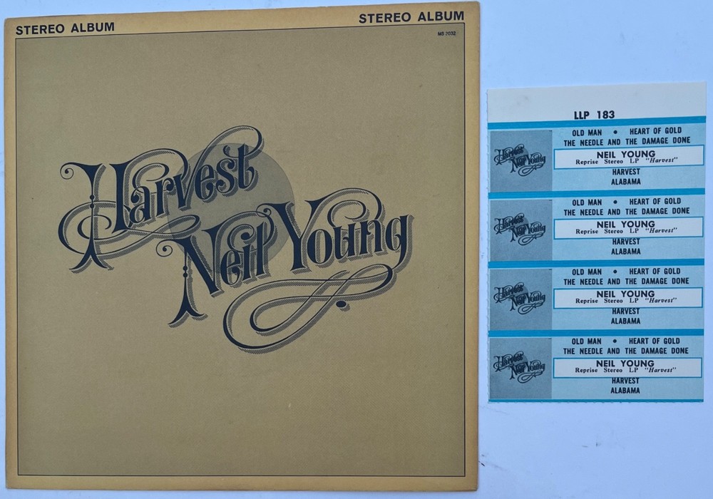NEIL YOUNG 7 Jukebox EP 33 1/3 HARVEST – COVER ONLY M- (No record)