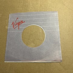 1 Company Sleeve Only Red Virgin 45 add ship .10 cents