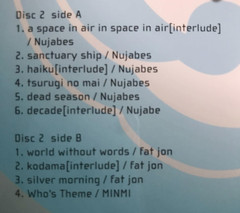 Samurai Champloo Music Record Nujabes Departure impression 12 Vinyl LTD 2LP Set