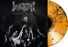 Vanquish in Vengeance (Orange/Black Marble Vinyl) by Incantation (Record, 2021)