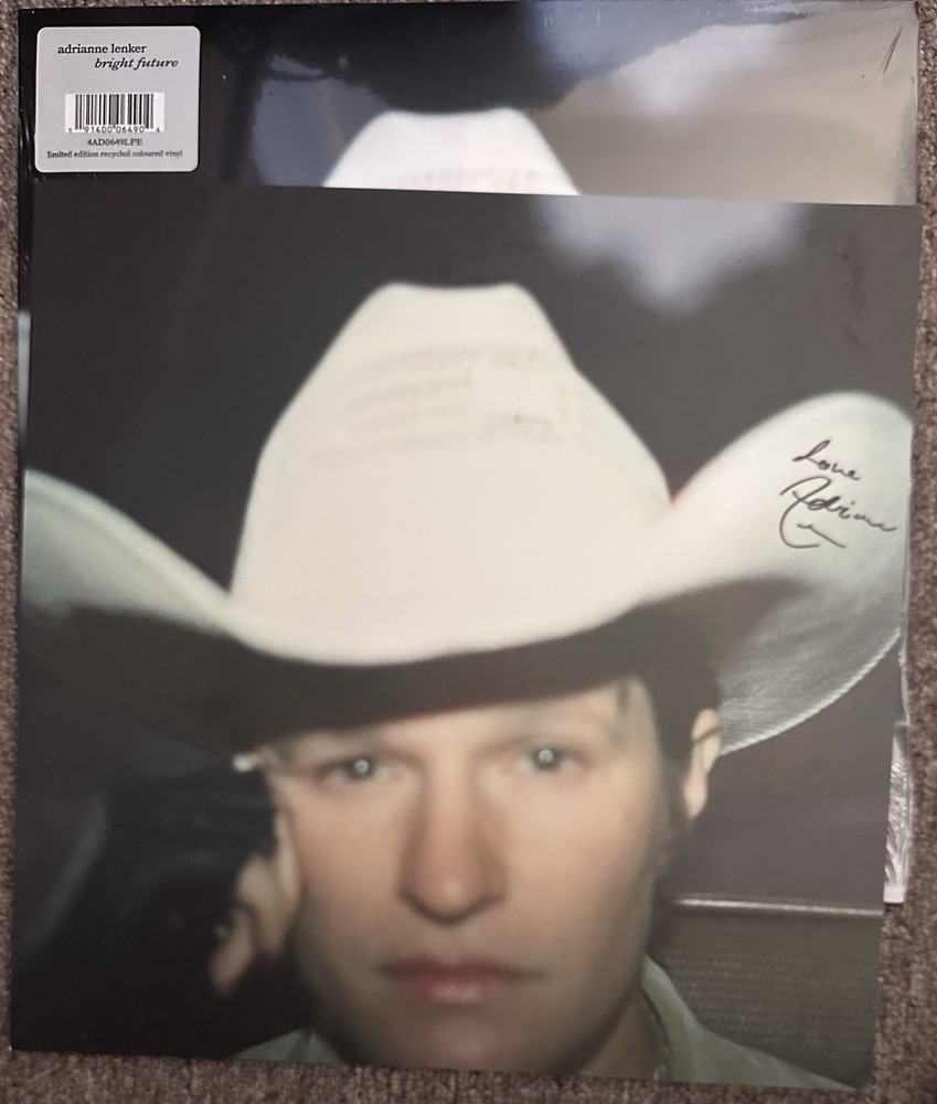 SIGNED ADRIANNE LENKER – Sealed Bright Future – Recycled Vinyl LP W Signed Print