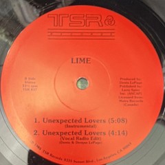 Lime „Unexpected Lovers“ Electronic 12″ Vinyl Single 33 RPM (1985) TSR 837