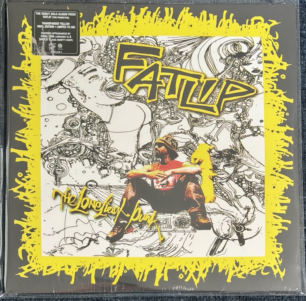Fatlip (The Pharcyde) ¨The Loneliest Punk¨ Transparent Yellow LP/Vinyl 2025 RE