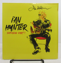 12×12″ SIGNED Poster + „Defiance Part 1“ LP IAN HUNTER Sun Records Vinyl 2023