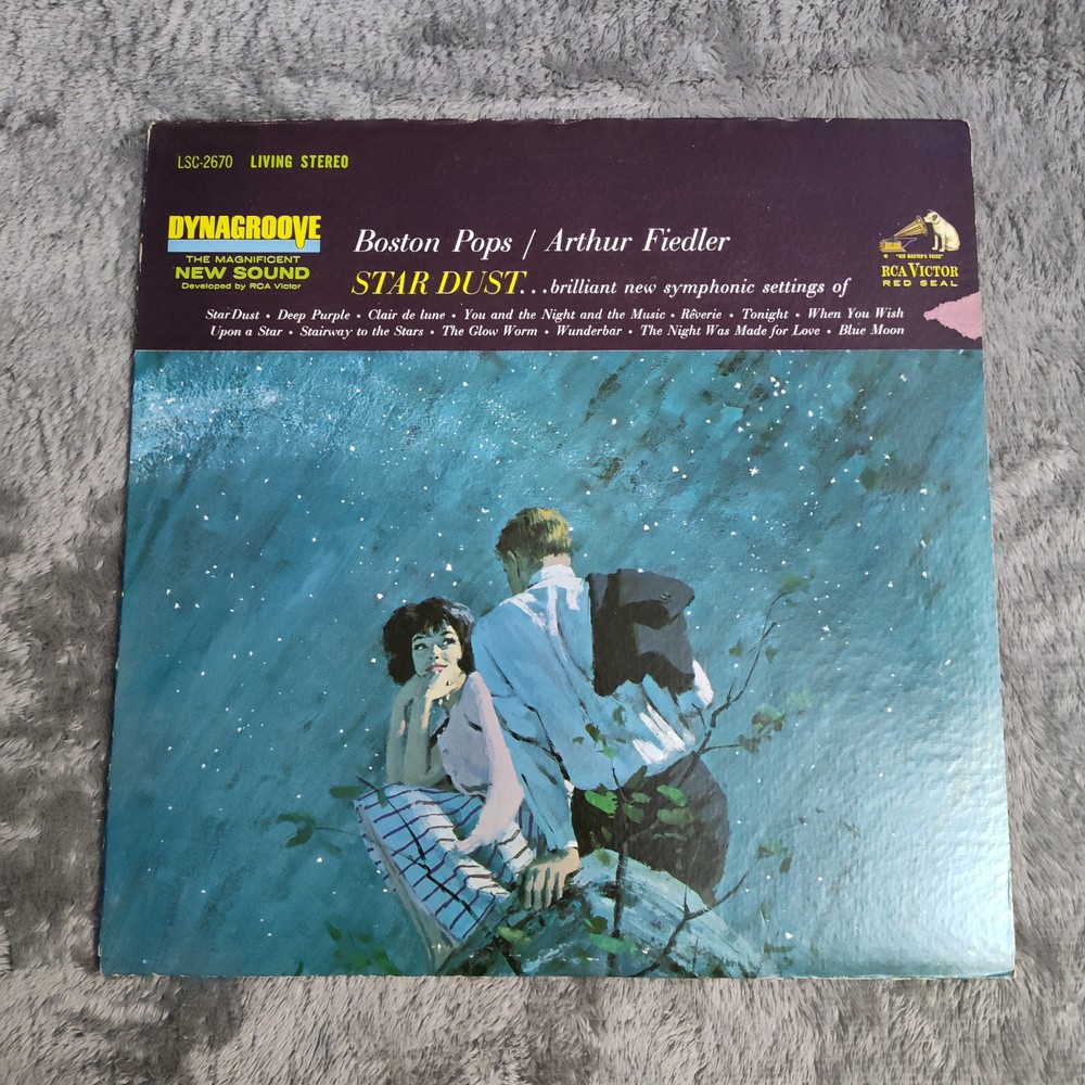 Boston Pops / Arthur Fiedler ‎–Star Dust: RCA Victor 1963 LP Stereo (Jazz)