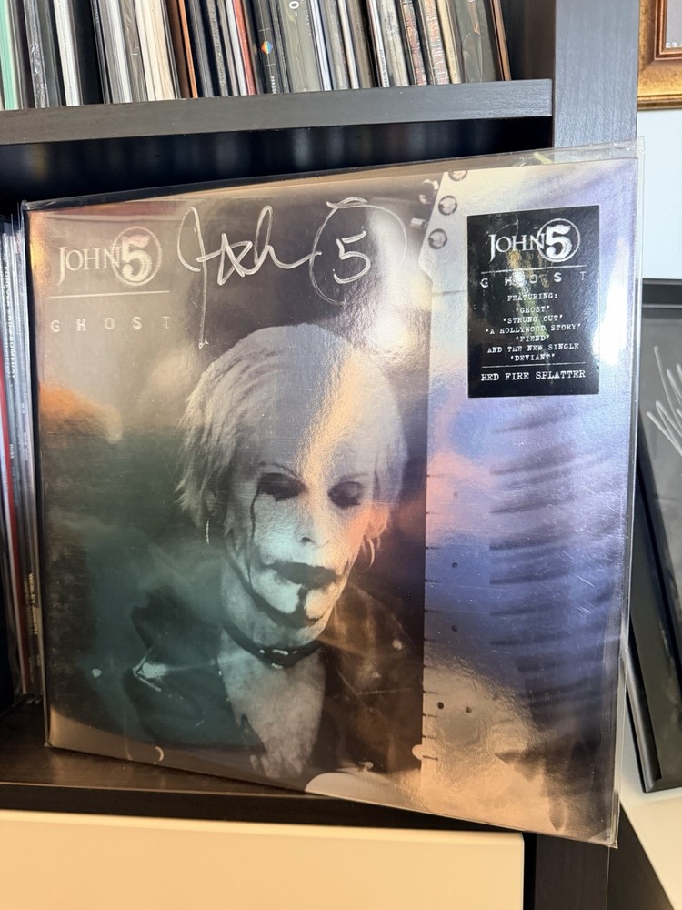 John 5 GHOST Signed LE LP Red Fire Splatter Vinyl Sealed MINT Autographed