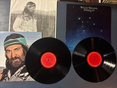 WILLIE NELSON 2 LP LOT-Stardust/Always On My Mind COLUMBIA Vinyl VG+ SHRINK!