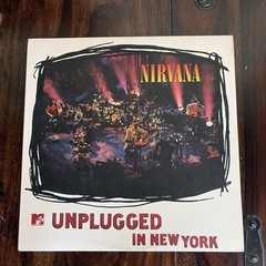 Nirvana – MTV Unplugged In New York LP – 1994 – DGC-24727 – EX/VG+ w/ OIS READ!