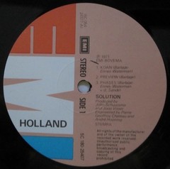 Solution – Solution & Divergence Dutch Jazz-Rock EMI Holland 5C 18025407 08 2XLP