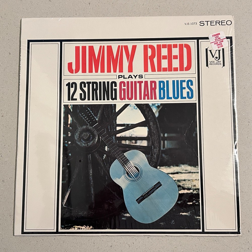 SEALED!!! JIMMY REED „Plays 12 String Guitar Blues“ Lp VEE-JAY VJS 1073 OIS 1963