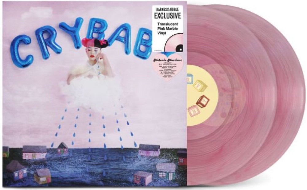 MELANIE MARTINEZ CRY BABY TRANSLUCENT PINK MARBLE VINYL 2Lp
