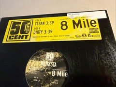 (2x) 50 Cent- Wanksta (Clean/ Dirty Versions) – 12” Vinyl Single (8 Mile) 2002