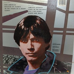 Jackson Browne LP Lives In The Balance Asylum 1st Press Asylum 144295 1986 EX