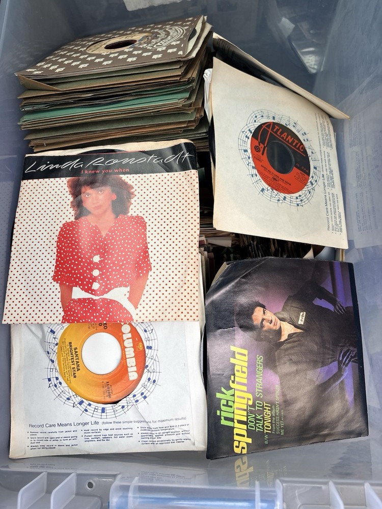 Vinyl Record Lot Pop/Rock 1980s Linda Ronstadt, MJ, Dionne Warwick Atlantic