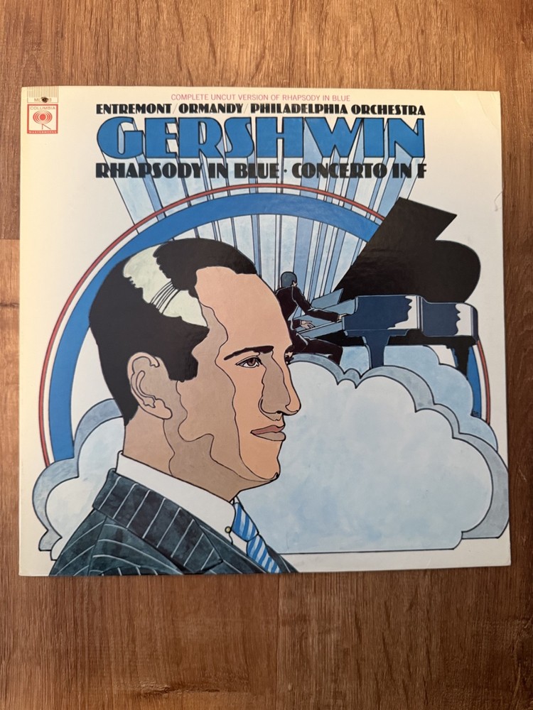 Philippe Entremont Eugene Ormandy Gershwin Rhapsody in Blue Columbia LP ML 6413