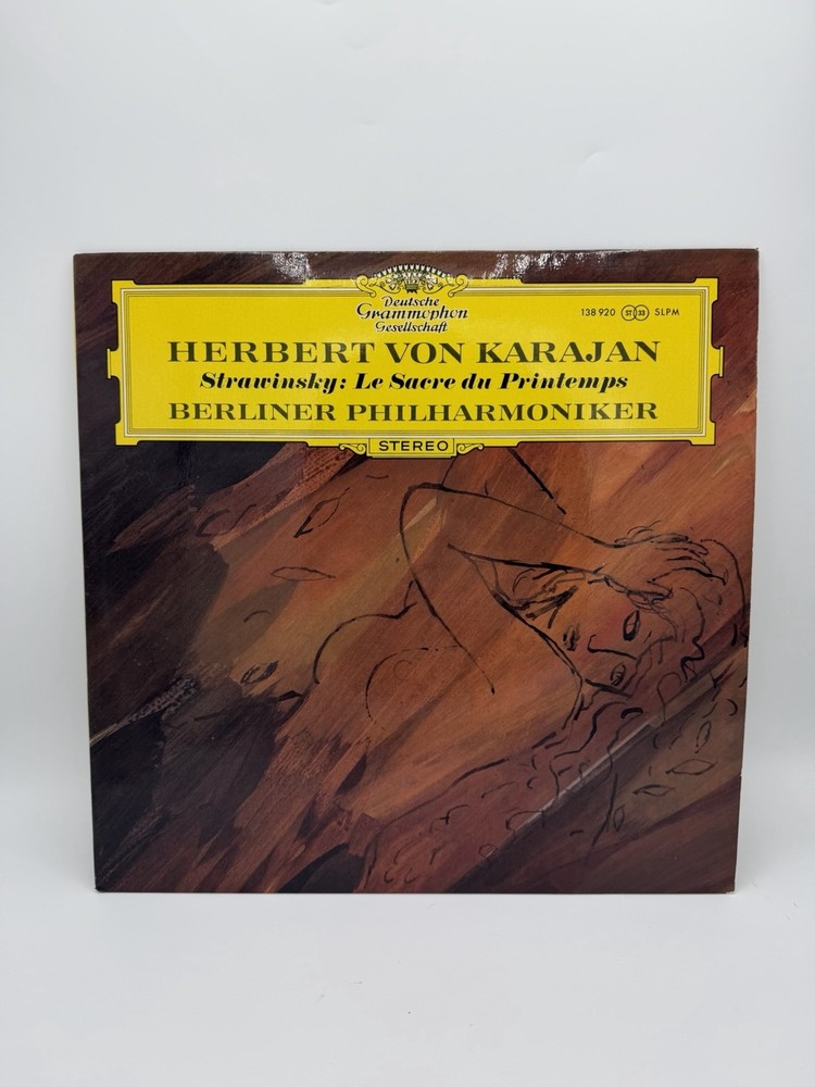 Herbert von Karajan Strawinsky Le Sacre du Printemps Berliner LP / German Press