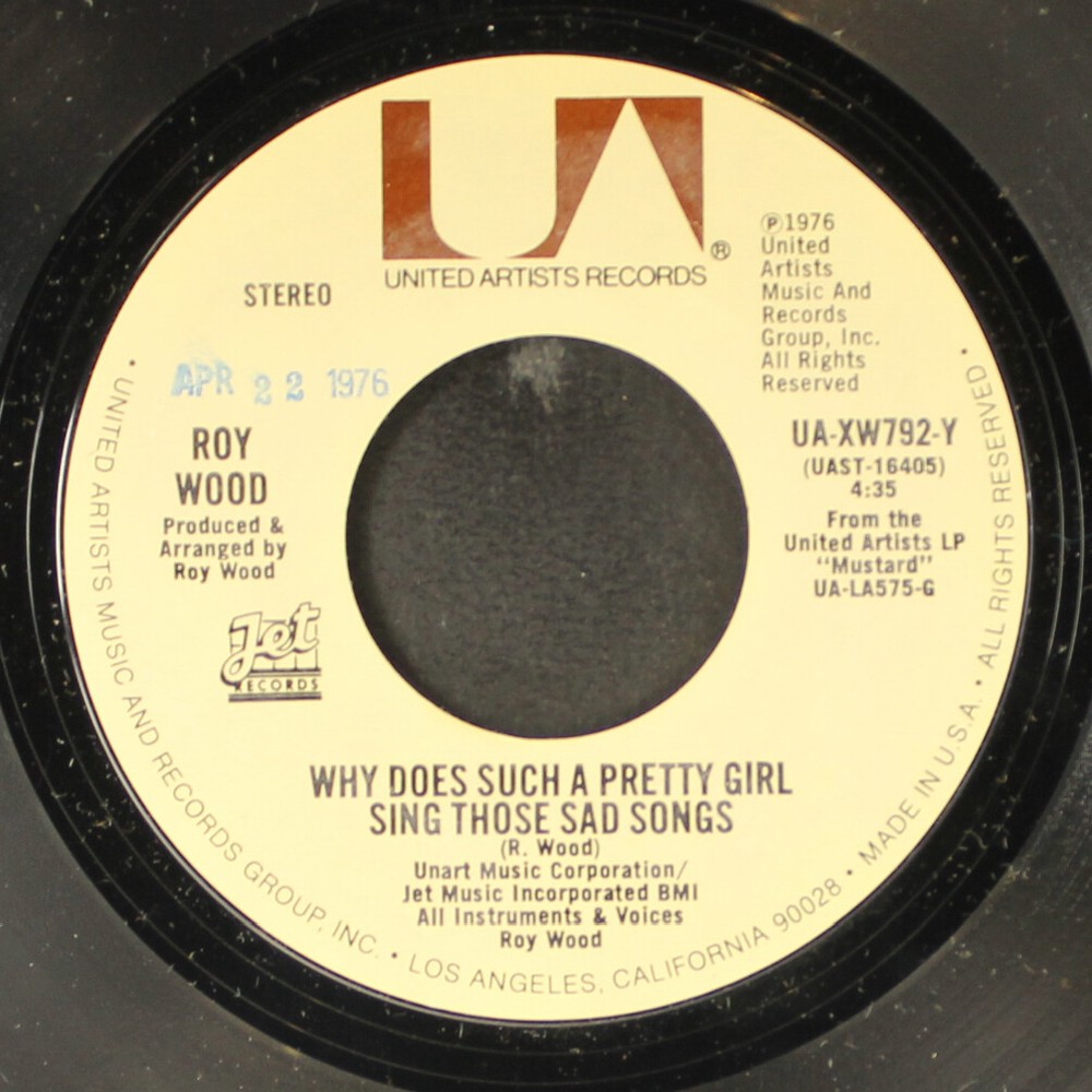 ROY WOOD: any old time will do / why does such a pretty girl sing those sad song