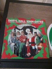 DARYL HALL & JOHN OATES Jingle Bell Rock promo green Red vinyl 45 Picture Sleeve