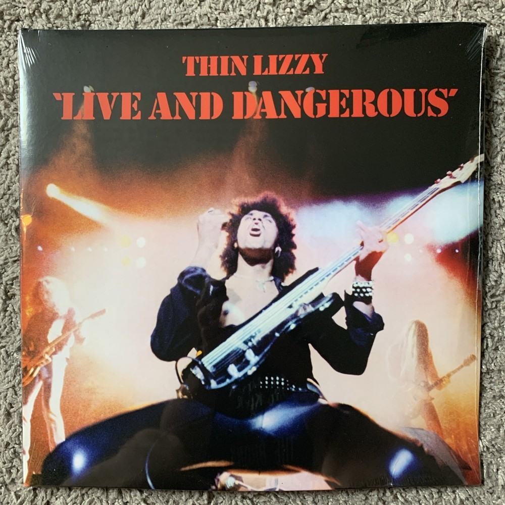 Thin Lizzy – Live And Dangerous Audiophile, Clear Vinyl, *READ!! – BENT VINYL
