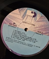 The Temptations – Self Titled Vinyl 3LP Set EX Sessions ARI 5009 Vinyl