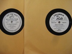 ULTRASONIC CLEANED LP vinyl record lot of 7 Promos rare 78 rpm 1940s 50s VG+ NM-