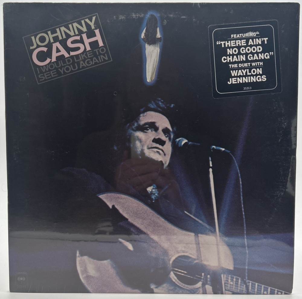 New / Sealed JOHNNY CASH „I Would Like To See You Again“ LP Columbia KC 35313