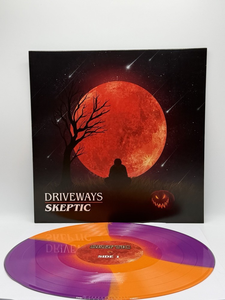 NEW Driveways Skeptic on Purple / Orange Vinyl LP Record October Forever Tempest